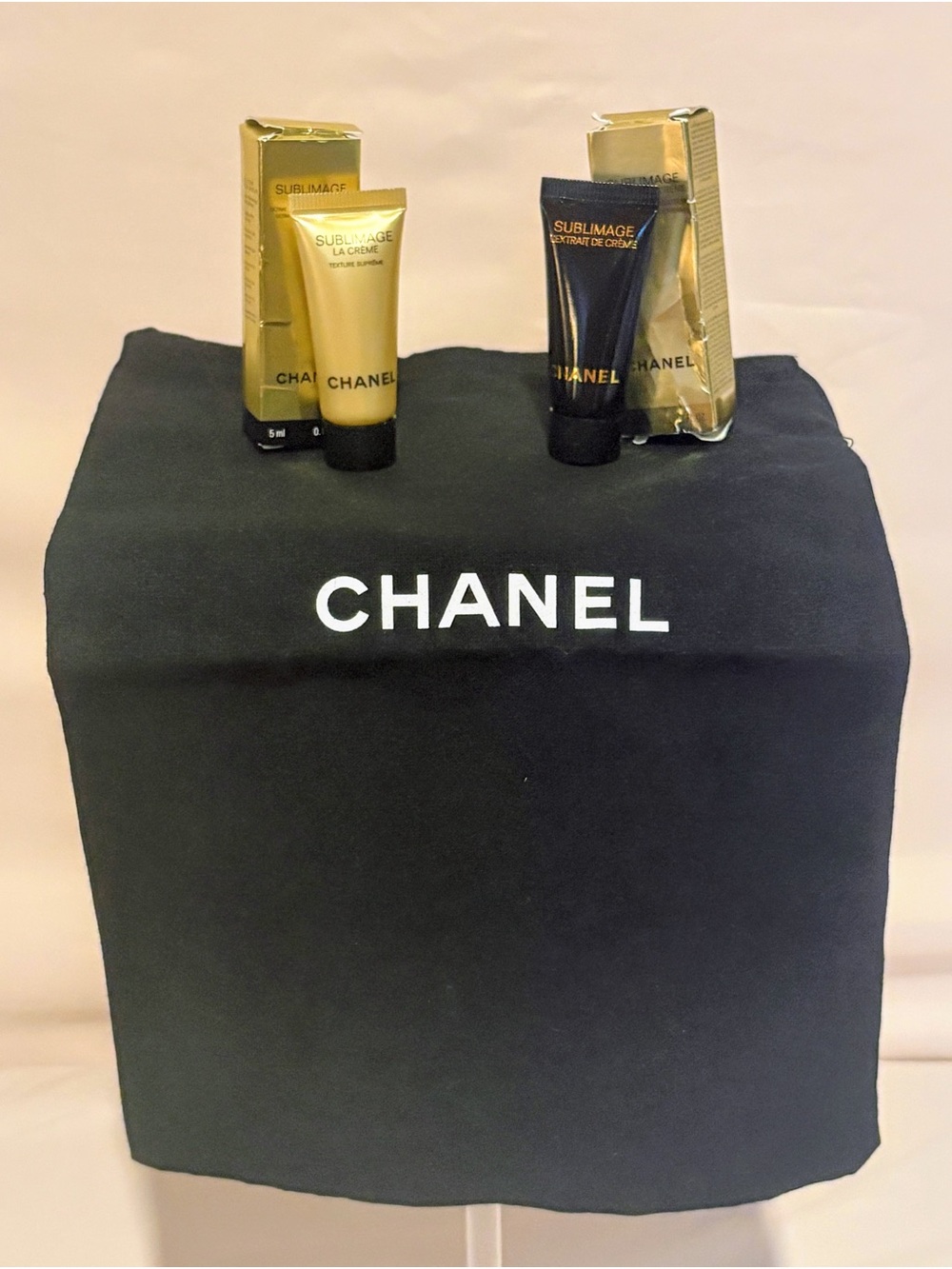 Chanel Sublimage La Crème & L'Extrait De Crème Skincare Set w/Dust bag